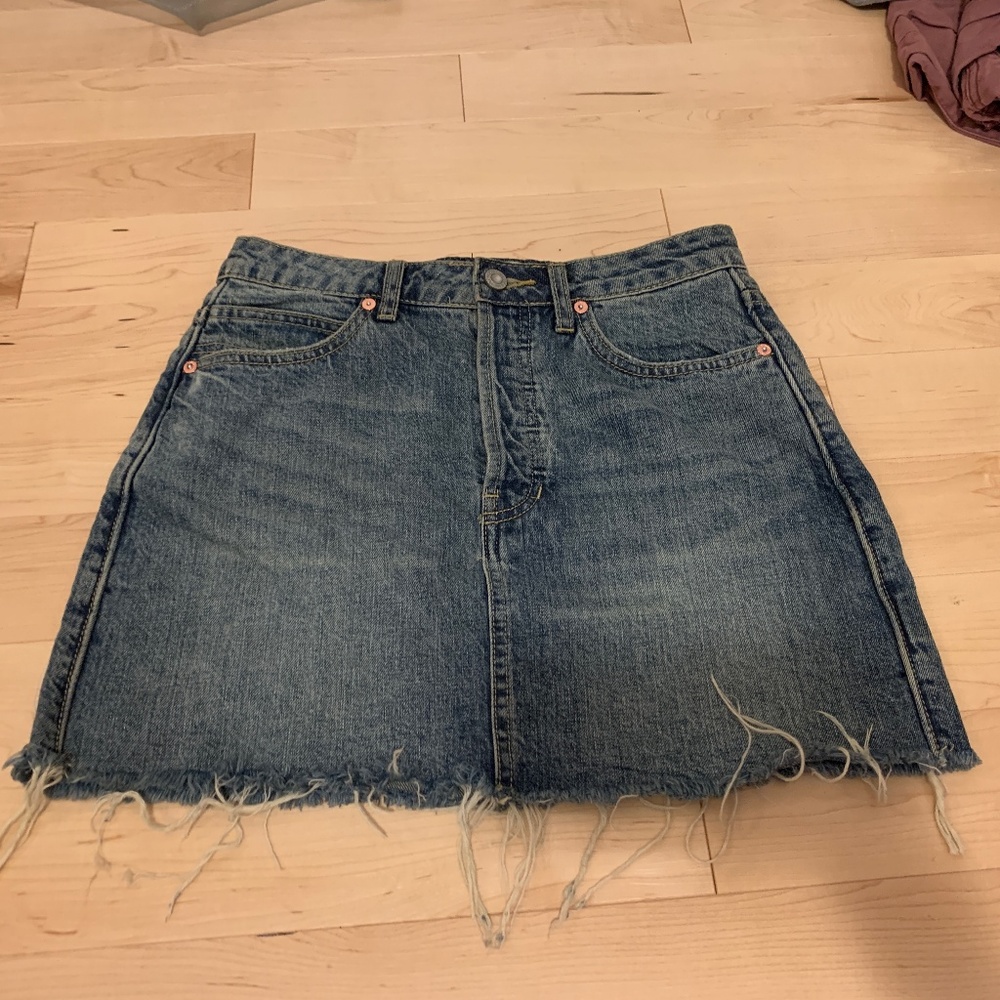 Free People Denim Skirt